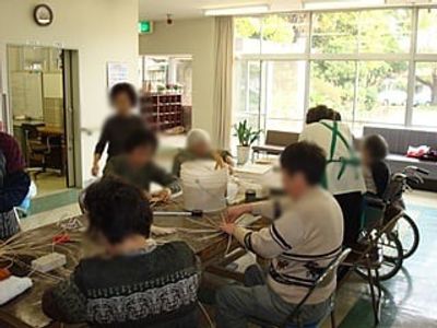 自然光が入る明るい空間