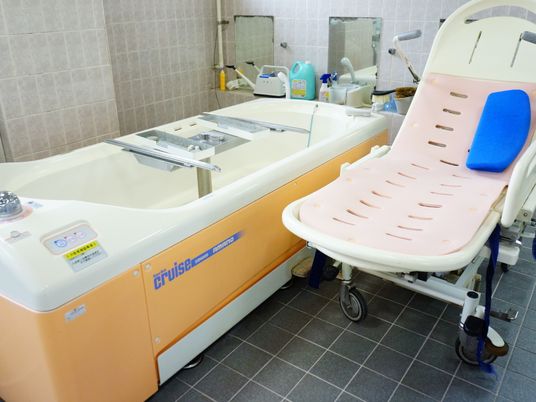 機能的な浴室設備