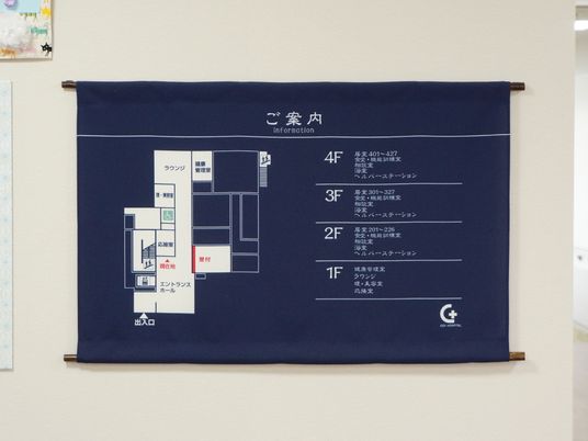 施設の案内図掲示