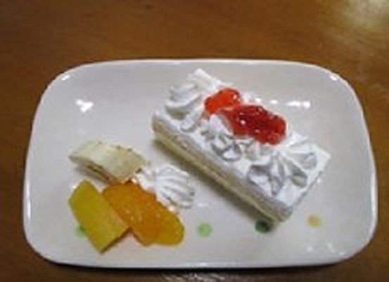 デザートの料理