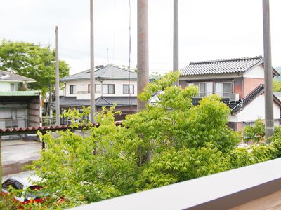 緑豊かな中庭