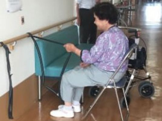 活動中の廊下