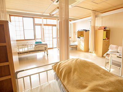 日差しが心地よい居室