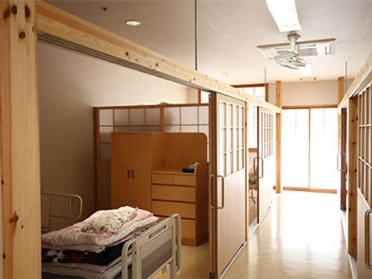 木材が多用された居室