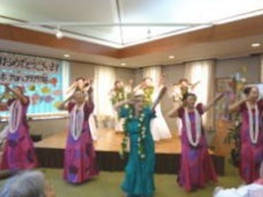活動中の多目的室