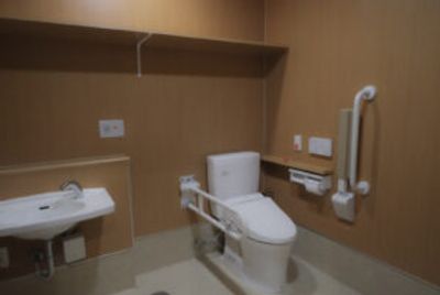 安全設備が整ったトイレ