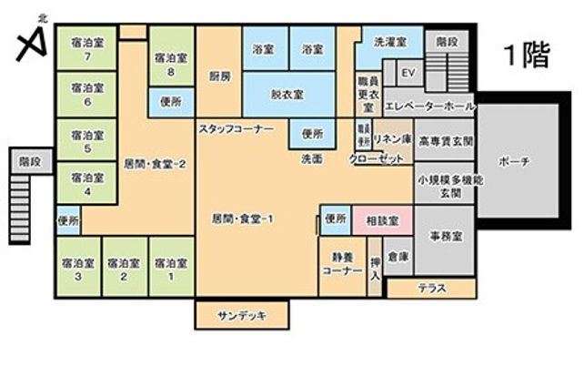 施設の間取り図