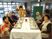 楽しいイベントの食堂