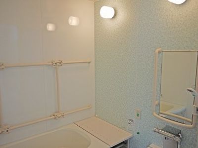 バリアフリー設計の洗面台
