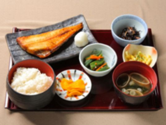 和食の朝食セット