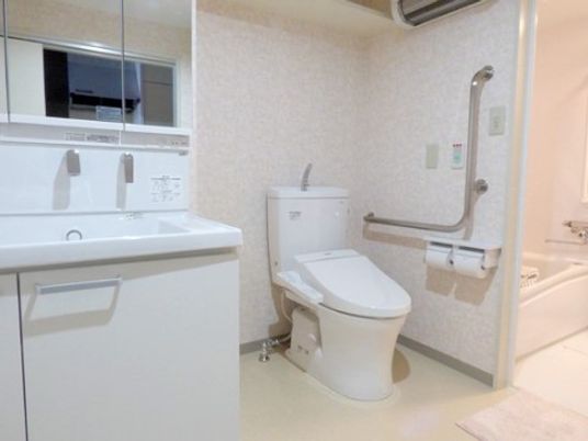 清潔感あるトイレスペース