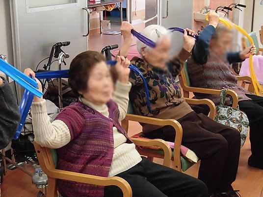 トレーニング中の場面  