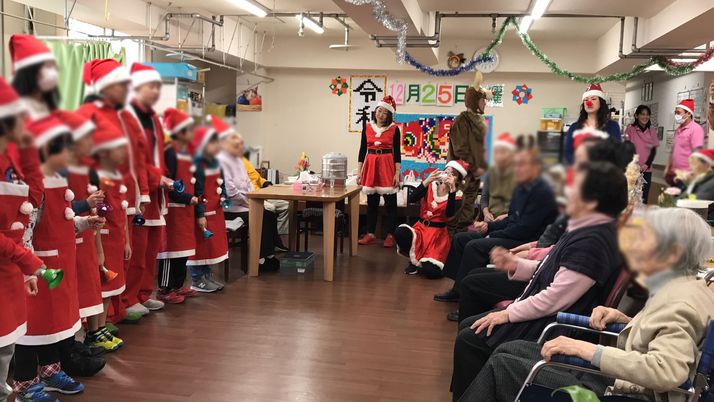 クリスマスのイベント室