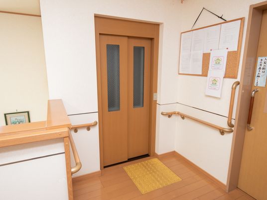 廊下と部屋の扉