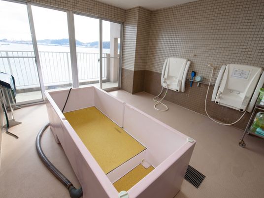 海の見える快適浴室