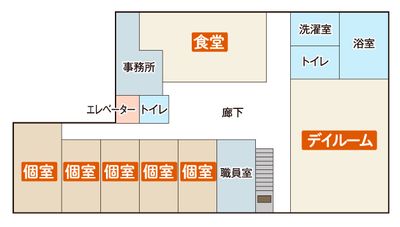 施設全体の間取り図