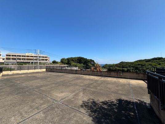 開放的なテラス