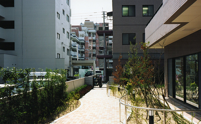 居心地の良い中庭