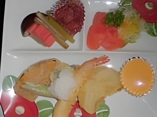 料理の盛り付け