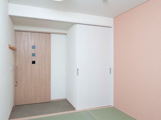 清潔感のある居室入口