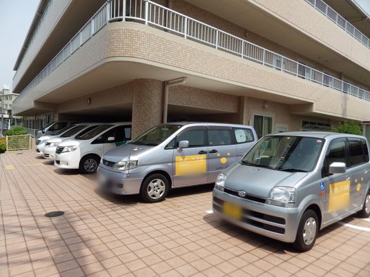 駐車場の車