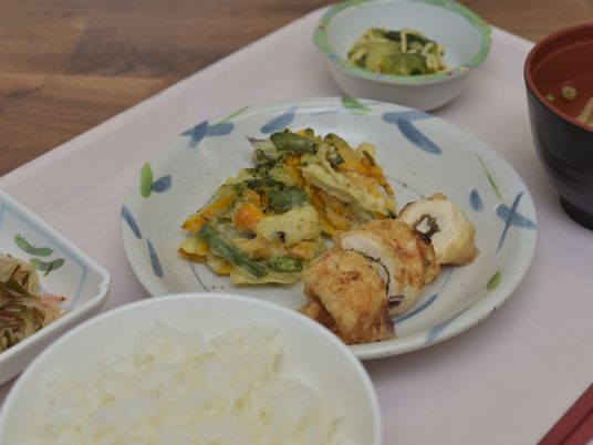 栄養満点の手作り料理