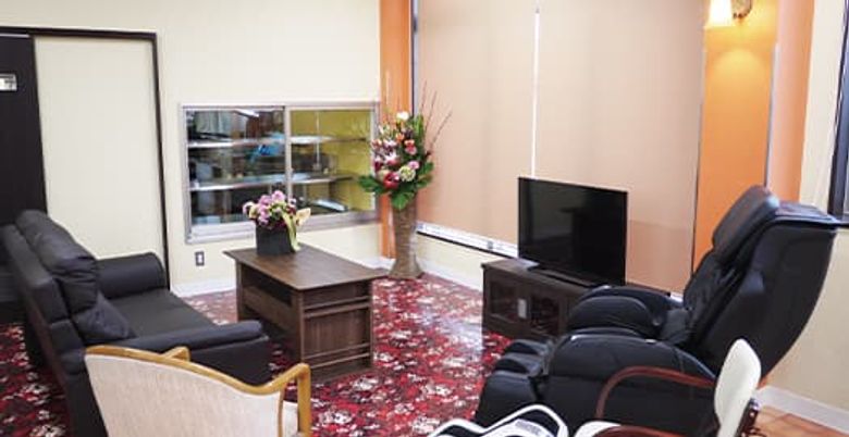 リラックスできるラウンジ