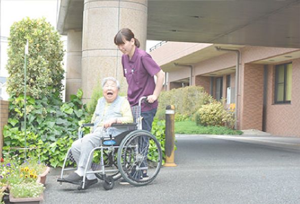 自然を楽しむエントランス
