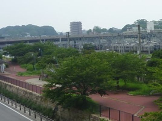 緑豊かな公園エリア