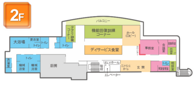 フロア図の案内