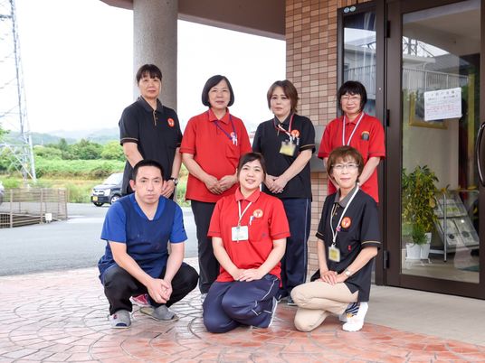 スタッフ集合のエントランス