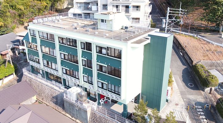 日常を見渡せる外観