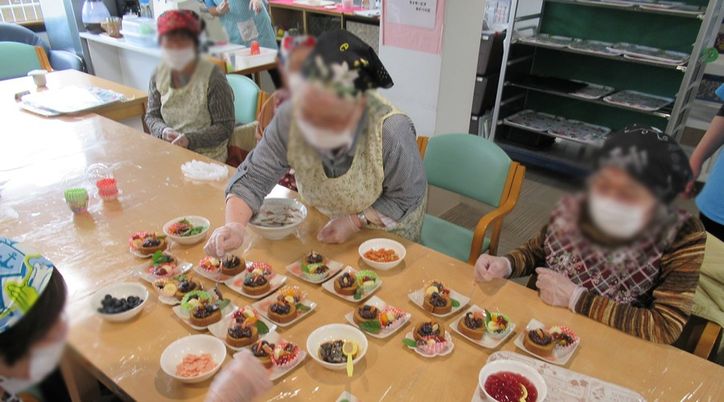 楽しそうな交流場