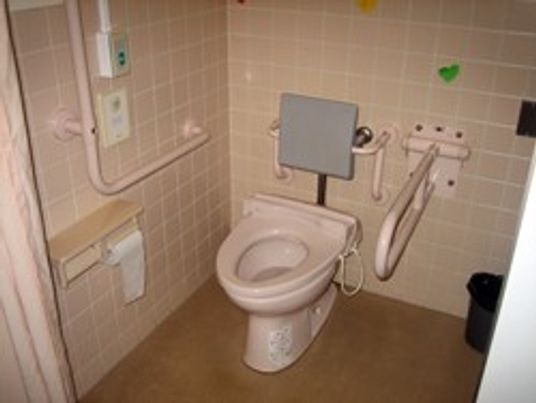 安全な設備のトイレ