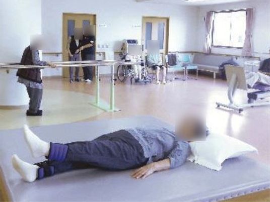広々とした明るい機能訓練室