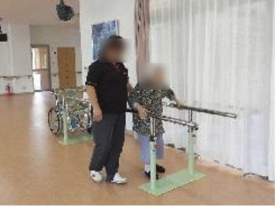 リハビリテーション室でのサポート