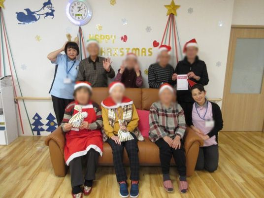 クリスマスの室内