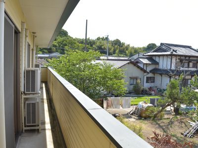 緑豊かな中庭