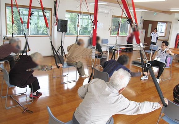 広々とした機能訓練室