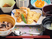 彩り豊かな料理の皿