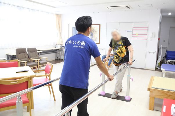 杖を使う訓練の部屋