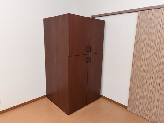  茶色いクローゼット  