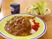 手作りカレーの盛り付け