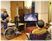 テレビと車椅子のあるリビング