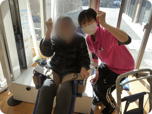 自然光差し込む空間