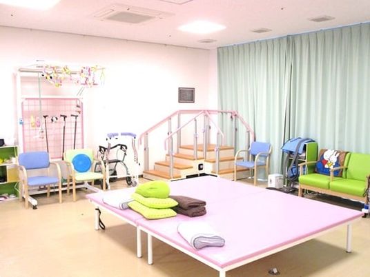 様々な器具の機能訓練室