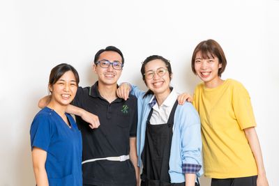 明るい雰囲気のスタッフ