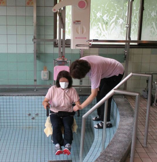 使用を助ける浴室