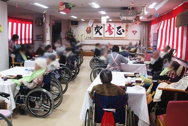 イベント中の食堂