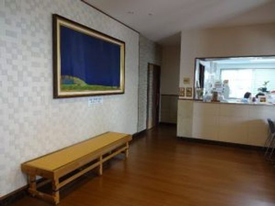 落ち着いたロビー